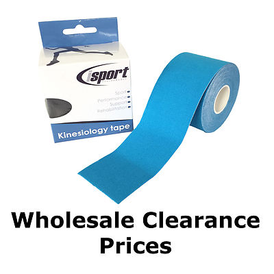 ISPORT KINESIOLOGIE GYM SPORT PHYSIO MUSKELVERLETZUNG TAPING TAPE STÜTZE 5M X 5CM