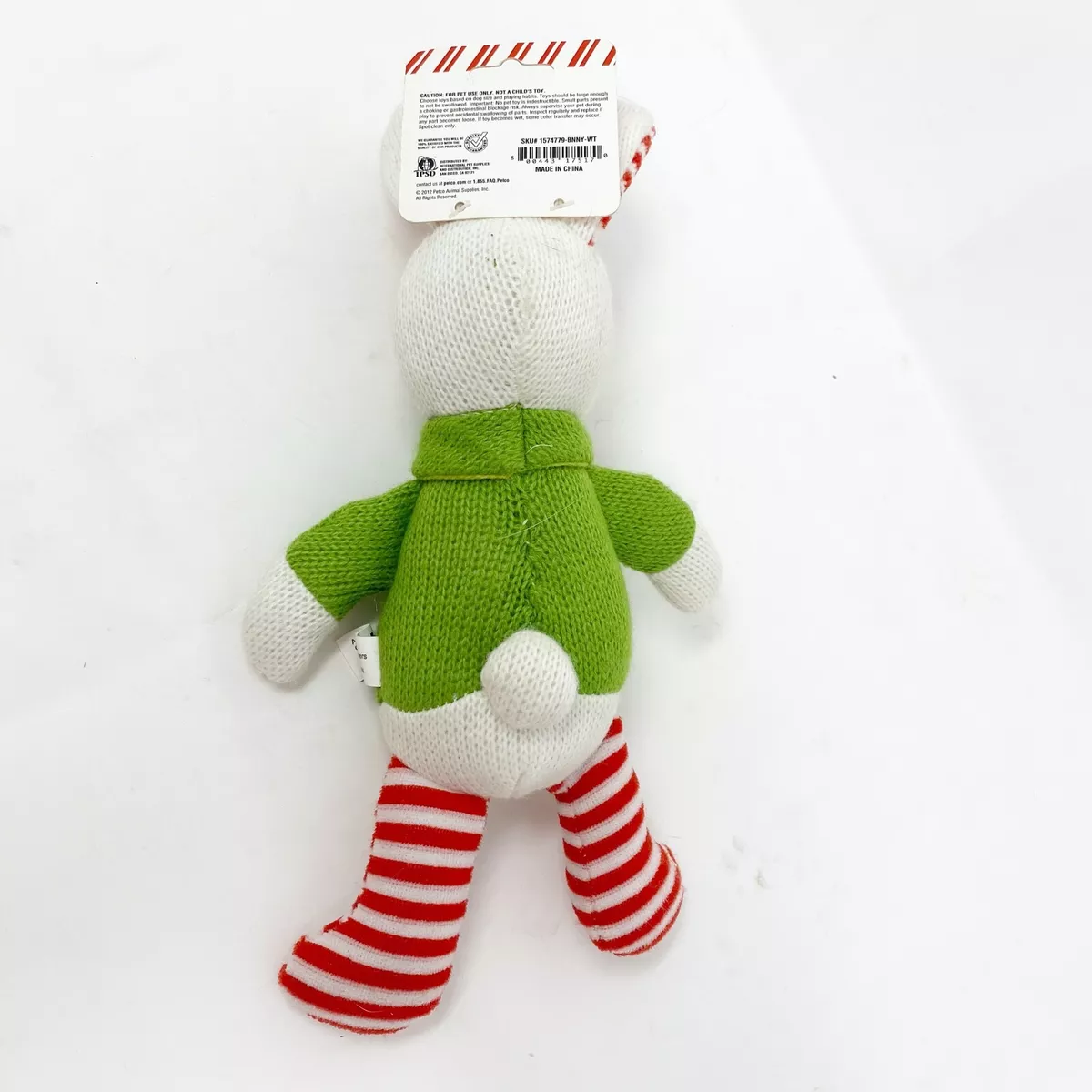 Dog Knit Toy Crazy about Pets Petco Bunny Squeak New with Tags eBay