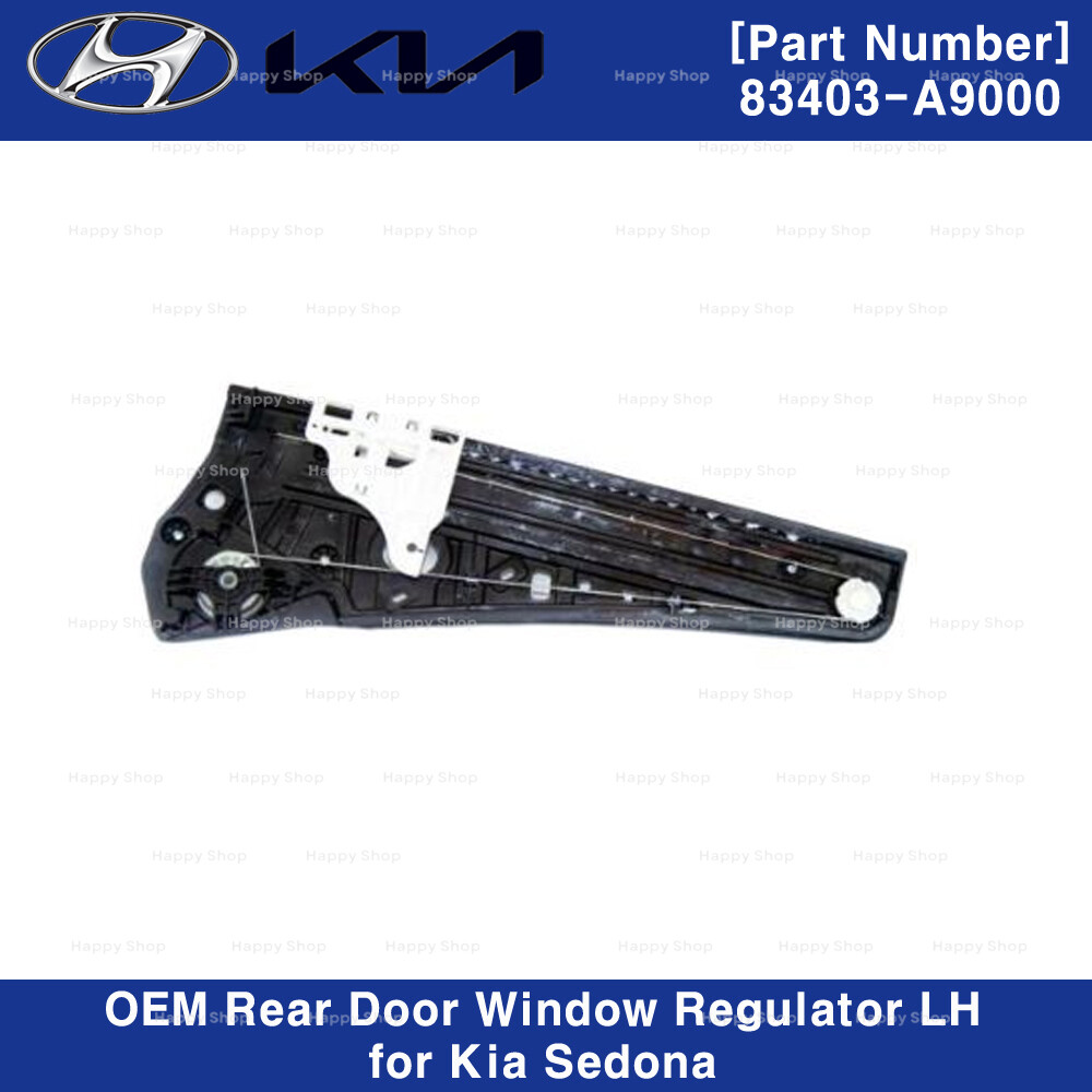 Genuine 83403A9000 Rear Door Window Regulator Left Driver Side for Kia Sedona