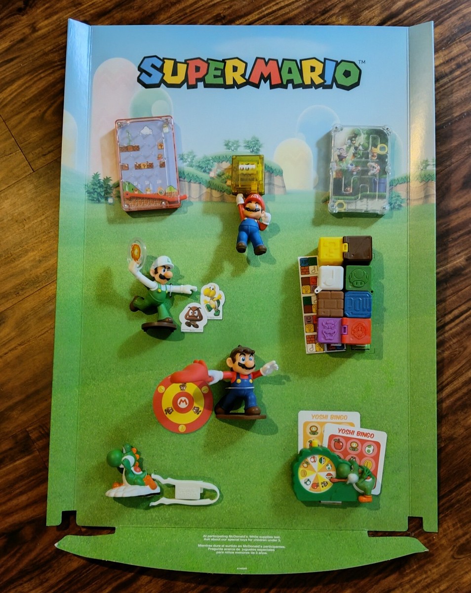 Super Mario Odyssey McDonalds 2018 Happy Meal Toy Display **100