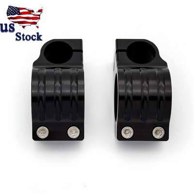 USA Aluminum Replacement Clip on Handlebar Handle Bars Clamps Mount Motorcycle