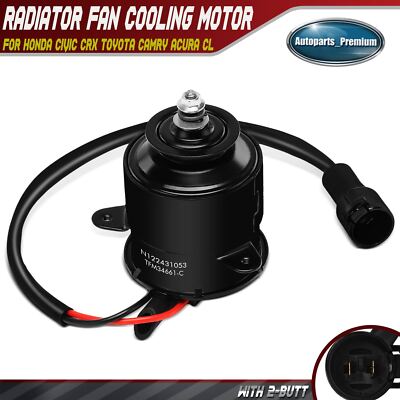 Radiator Fan Cooling Motor for Toyota Camry Honda Civic CRX Acura CL Mazda MX-6