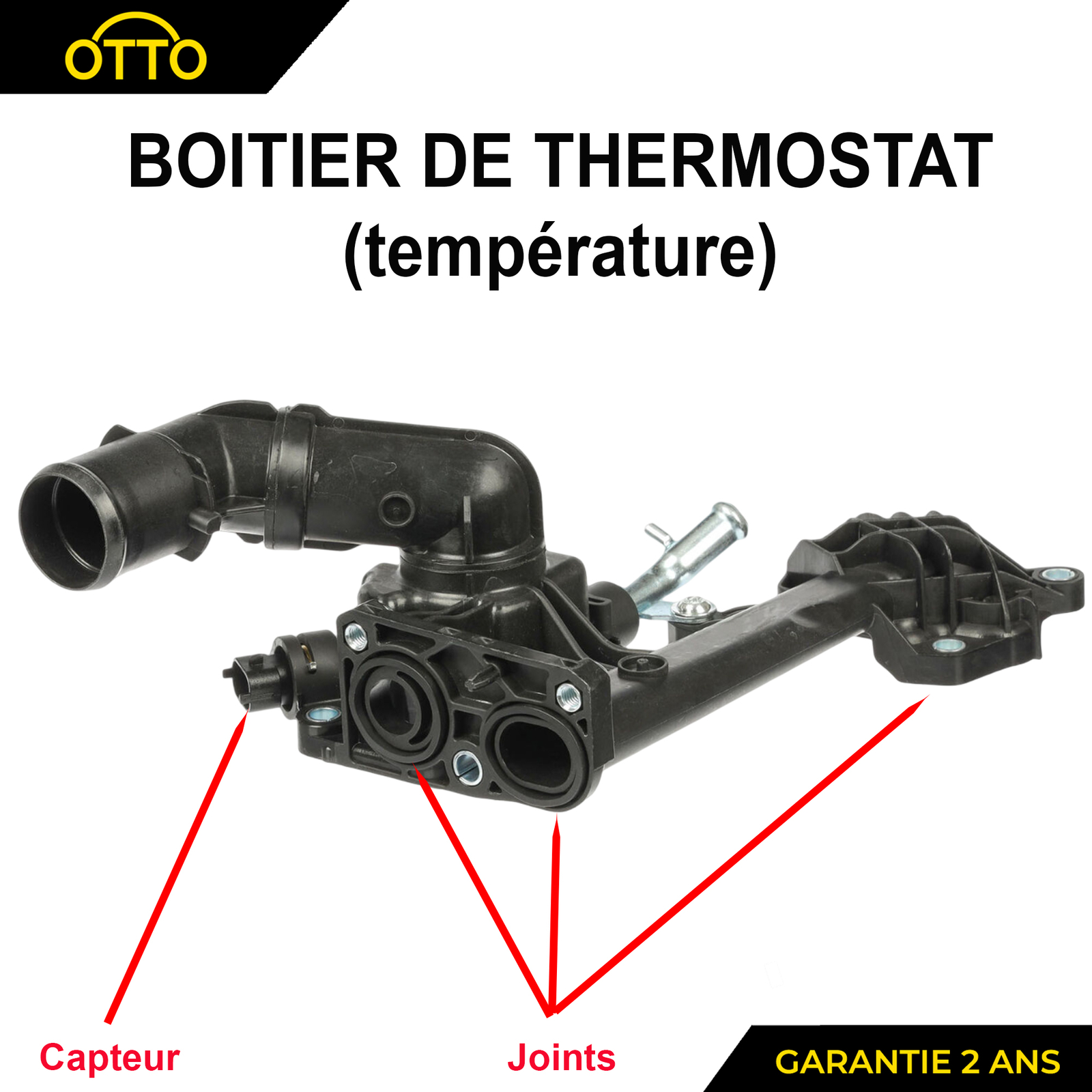 Thermostat d'eau 1769055P00 en aluminium pour réguler le Suzuki Vitara LY