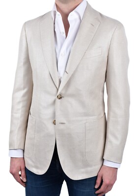 メル78230 ⭐️【美品】Stile Latino ジャケット 46 STILE LATINO blazer US 36 EU 46 silk cotton SPRING SUMMER