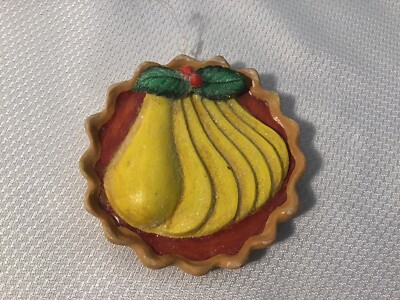 Dept. 56 Pear Tart Christmas Ornament Sugar and Spice Collection