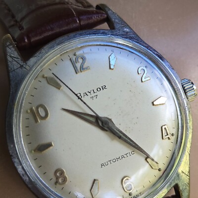 Vintage BAYLOR men's automatic watch PUW 570 Germany 1950s | eBay