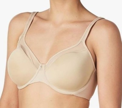 Bali #3439 Women's One Smooth Ultra Light Illusion Underwire Bra Size 36D Nude