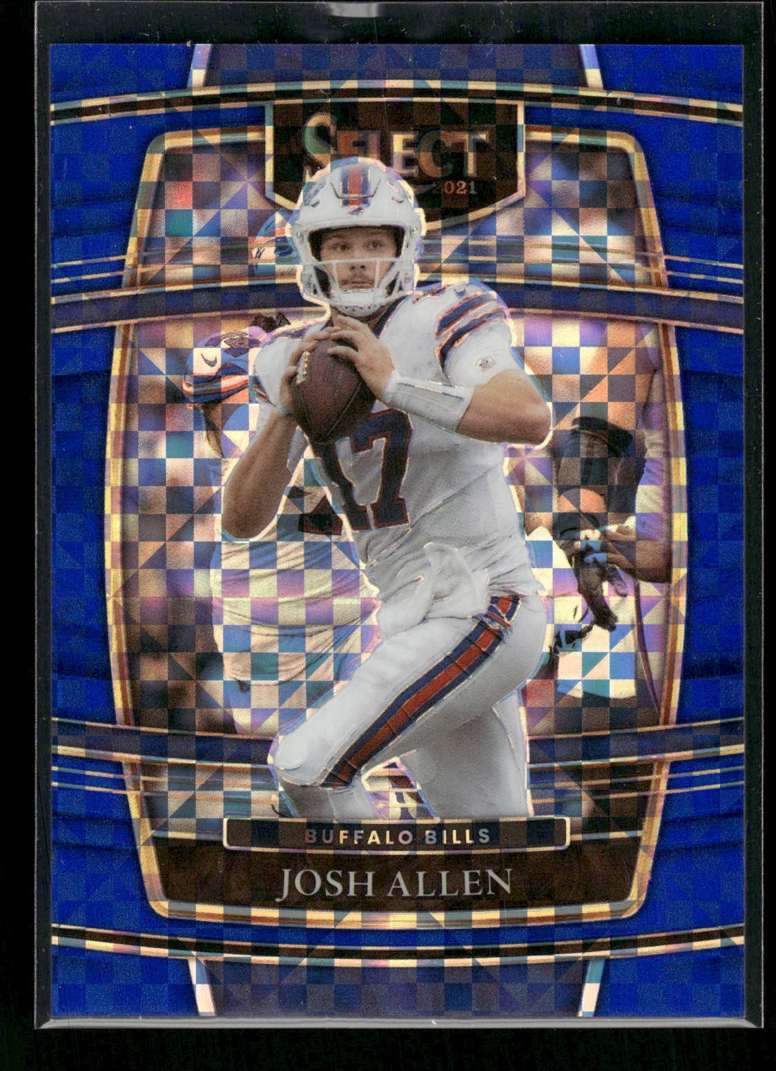 2021 Panini Select #6 Josh Allen #/199 Blue Prizm