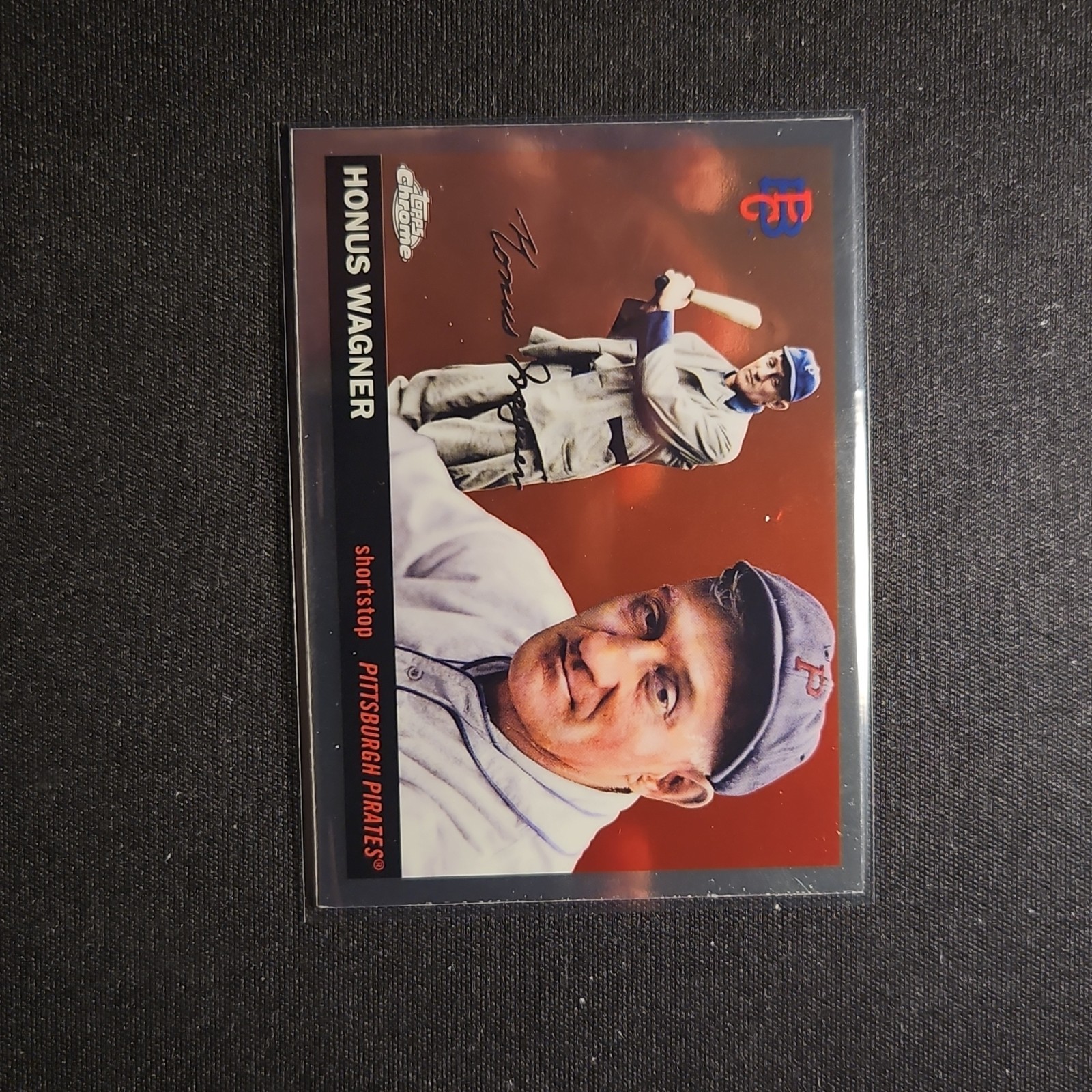 2025 Topps Chrome Platinum #439 Honus Wagner Base Card Pittsburgh Pirates