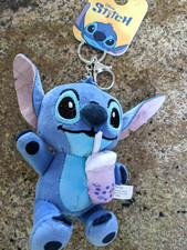 Disney Lilo  STITCH Plush Keychain Bag Charm NWT