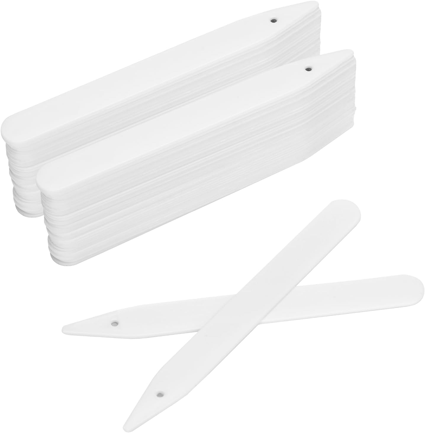 Plastic Plant Labels for Outdoor Plants, 100Pcs Plant Markers & Labels White Gar