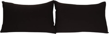 Stretch Pillowcases Standard Size 2 Pack - Micro Jersey Knit  Ultra Soft - Set