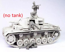 1/35 resin figures model WWII German tank soldiers 3 man Unassembled Unpainted