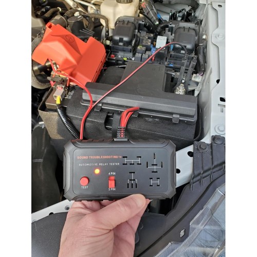 Automotive Relay Tester - 4 & 5 Pin 12V Car Diagnostic Tool Handheld Kit - Picture 5 of 6