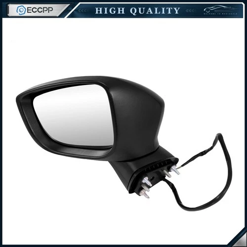 Driver Side Mirror For 2016-2018 Toyota YARIS IA Manual Fold Power Black