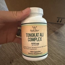 Double Wood Tongkat Complex Mens Health Supplement 120 Caps Exp 05/2027 
