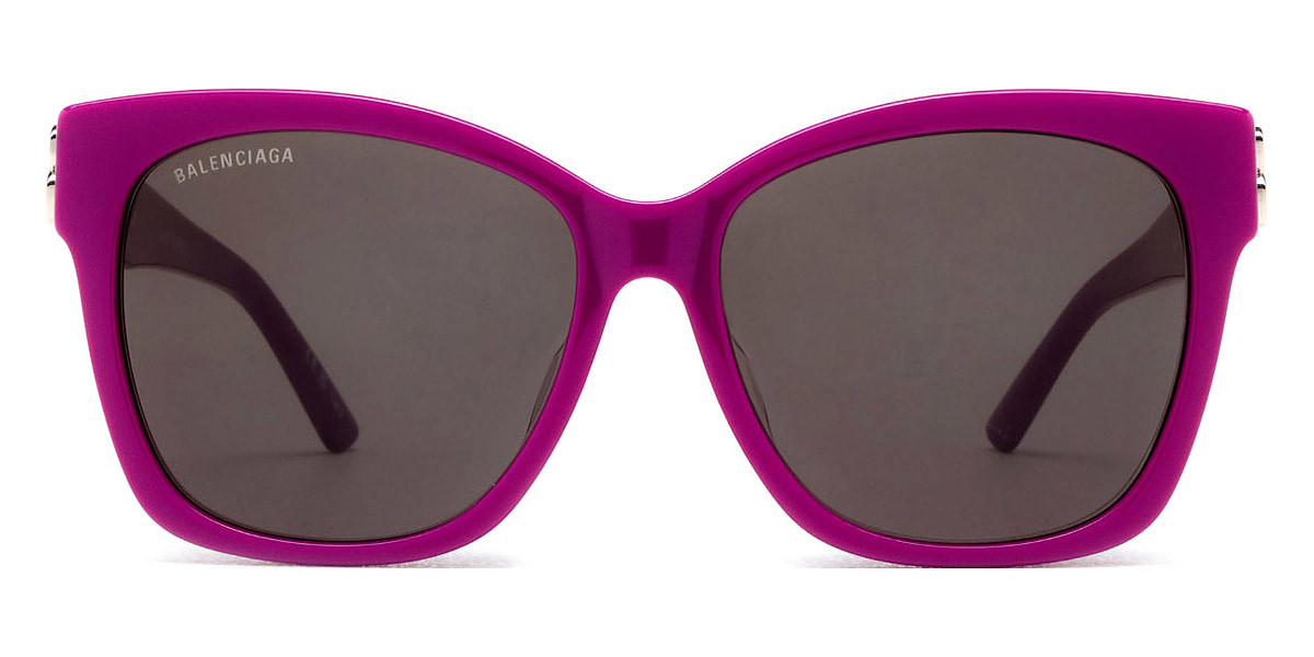 Balenciaga BB0102SA Sunglasses Fuchsia/Silver / Gray 57mm  display picture 2