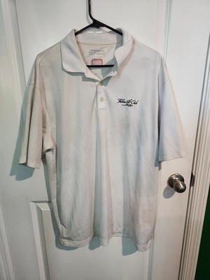 Nike Dri-Fit Polo Shirt XL Fallen Oak TORO Golf Performance White Short Sleeve
