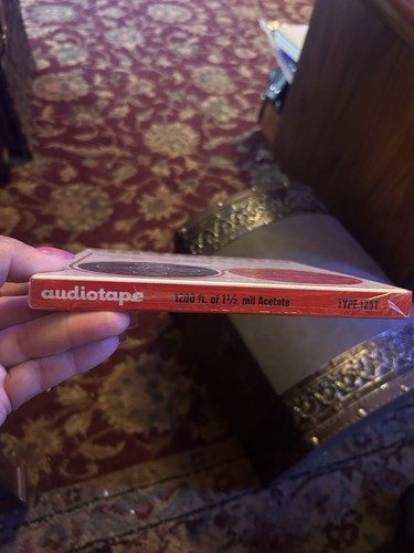 Audio Devices Recording Tape 7" Reel NOS Sealed Original Box 1/4 Inch x 1200' - Picture 7 of 8