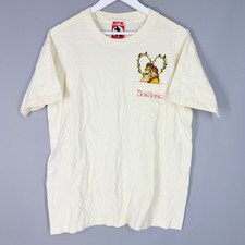 VINTAGE DISNEY DEADSTOCK LION KING SHIRT MENS LARGE EMBROIDERED POCKET