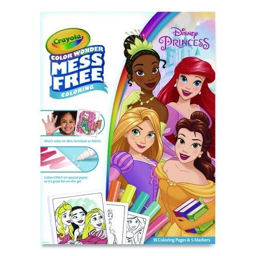 Crayola Disney Princess Color Wonder Kit, Includes Five Mark