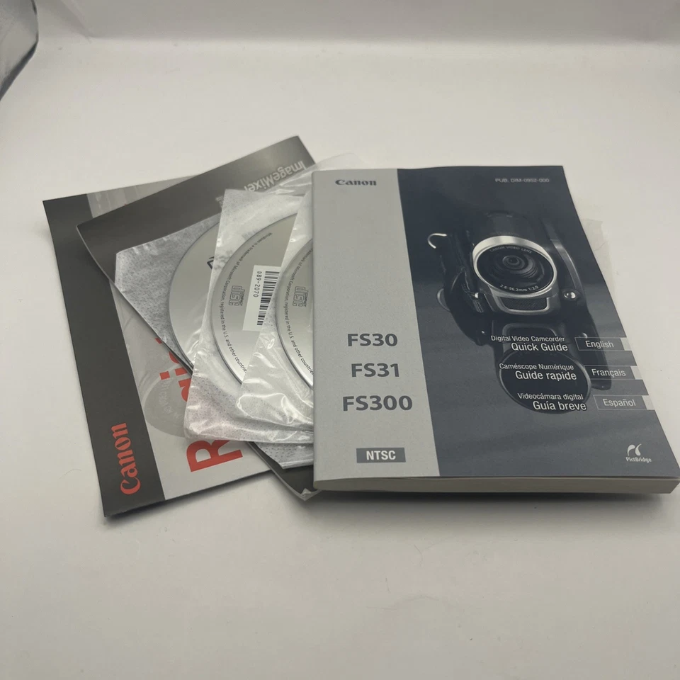 Canon FS300 Camcorder Digital Video Camera - Image 2 of 4