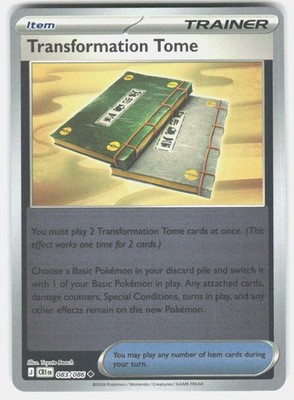 TRANSFORMATION TOME 083/086 ME04: CHAOS RISING POKEMON REVERSE HOLO NM/M