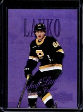 2022-23 Metal Universe Jakub Lauko 1998 99 Retro Purple Spectrum FX RC #/199