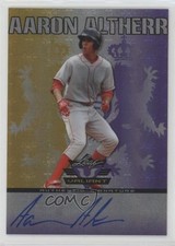 2011 Leaf Valiant Orange 22/25 Aaron Altherr #VA-AA1 Auto 1i0