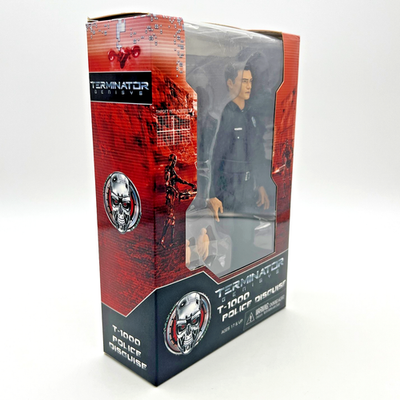 NECA Terminator Genisys T-1000 POLICE DISGUISE Action Figure • NEW