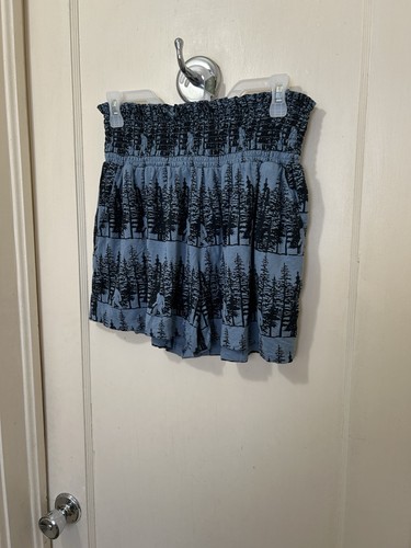 Seltene Kate Quinn Sasquatch gesmokte Taillenshorts