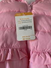 051-Gymboree Infant Girls Puffer Vest 18-24 Months NWT