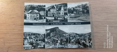Postcard Lauscha Rennweg Hotel Fridolin Culture House Tierberg Unterl. 19.10.1982