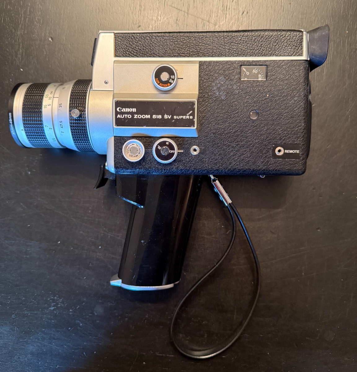 Canon Auto Zoom 518 SV Super8 Film Movie Camera Parts/Repair AS IS