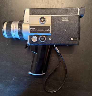 Canon Auto Zoom 518 SV Super8 Film Movie Camera Parts/Repair AS IS