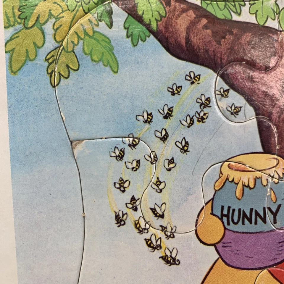 6 Vintage Golden / Whitman Frame Tray Puzzle Pooh Mickey Spring Lambs Cows - Image 4 of 4