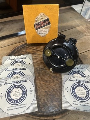 ORIGINAL VERPACKT VIEW MASTER MODELL B NUR BETRACHTER HERGESTELLT IN UK einschließlich Dias