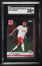 2019-20 Topps Chrome Bundesliga Tyler Adams #89 SGC 10 GEM 02rn