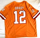 Fanatics NFL Tom Brady Nike Dri-Fit autographed creamsicle jersey TB Buccaneers