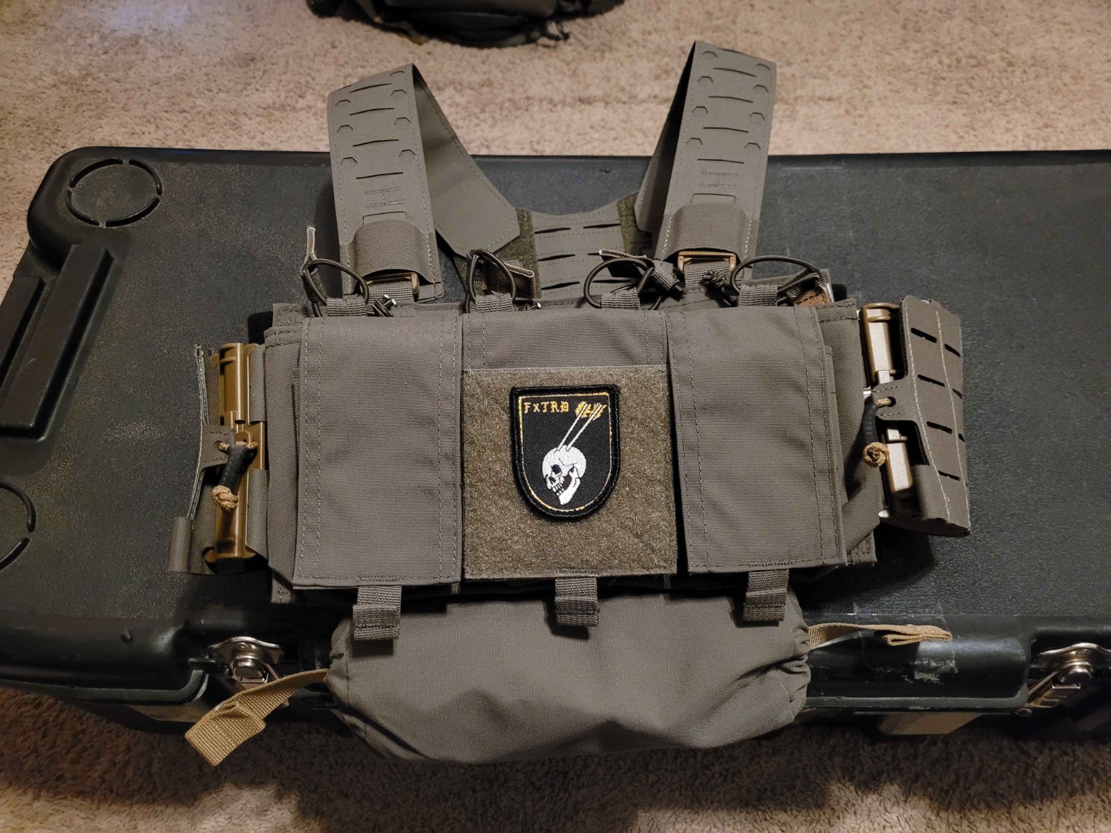 Velocity Systems & Shaw Concepts/Lunar Concepts Tubes Chest Rig - Ranger Green