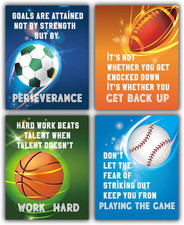 Sports Motivational Quote Phrases Poster Sport Inspirational Quote Art Print Bas