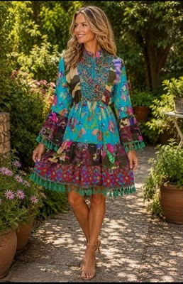Neu *Siya* Traum Boho Ibiza Kleid  Gr 36 - 42 Coachella~Strand~Hippie Festival 