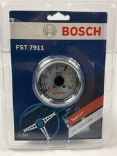 Bosch Fst7911 Sport Ii 2-58 Tachometer Tach Gauge White Face 0-8000 Rpm