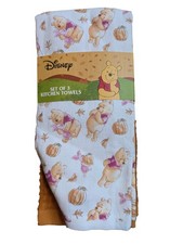 Winnie the Pooh 3 Pack 100 Cotton Kitchen Towels Fall Autumn
