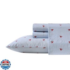 Nautica - King Sheets, Cotton Percale Bedding Set, Casual Bedding