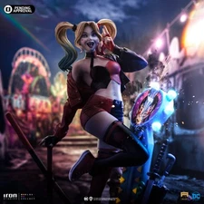 Iron Studios Harley Quinn Deluxe Gotham City Sirens DC Comics 1/10 Scale Statue