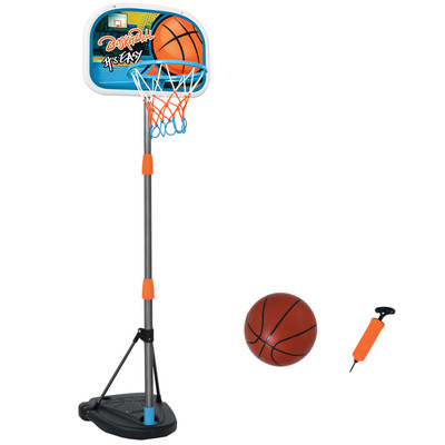 Homcom 3-teiliges Kinder-Basketball-Set mit Reifenballpumpe Höhe befüllbare Basis 3-8 Jahre