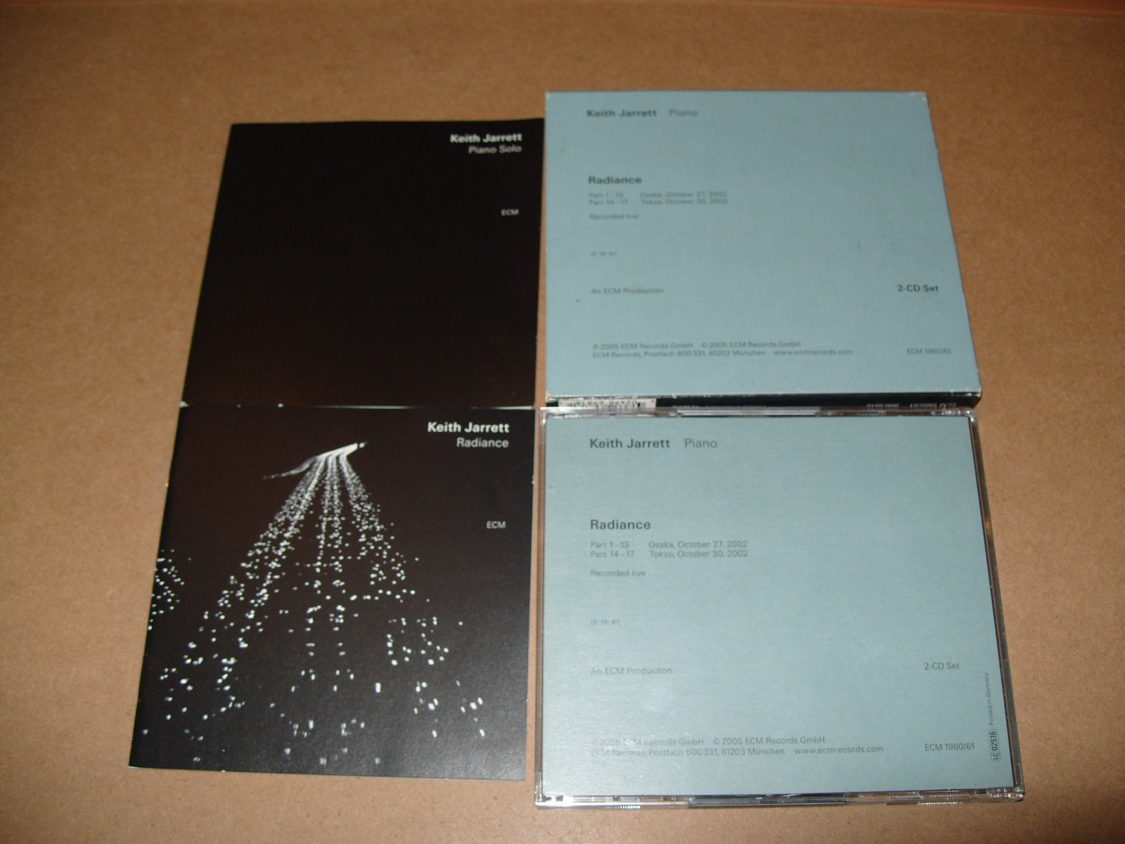 Keith Jarrett – Radiance 2005 -2 CD NEAR MINT/INLAYS EX/OUTER CARD CASE VG. (C20