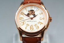 Exc+5*Box Hamilton Jazzmaster H323451 White Automatic Women's Watch 34mm JAPAN 14