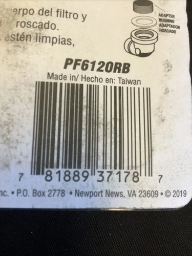 Proflo Tub Drain Oil Rubbed Bronze. PF612ORB @16 - Picture 6 of 6